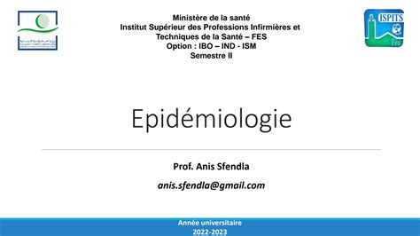 Solution Epid Miologie S Tc Ism Ibo Vf Studypool