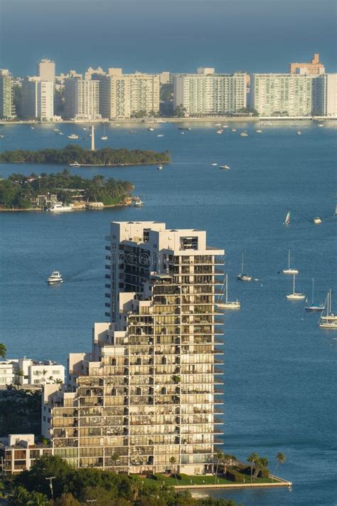 Architecture of the City of Miami Stock Image - Image of skyscraper ...