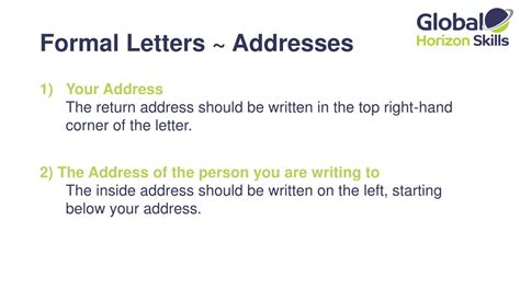 Ppt Formal Letter Writing Powerpoint Presentation Free Download Id 8871697