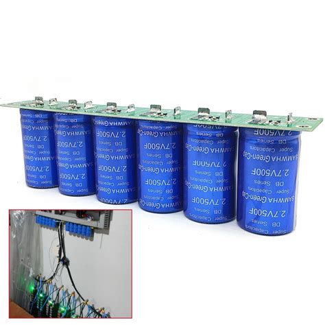 6pcs 1set 2 7v 500f Farad Capacitor Super Capacitor 16v 83f Automotive