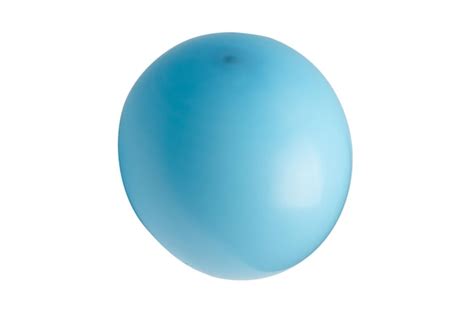 Premium Photo Blue Ballon Isolated On A White Background