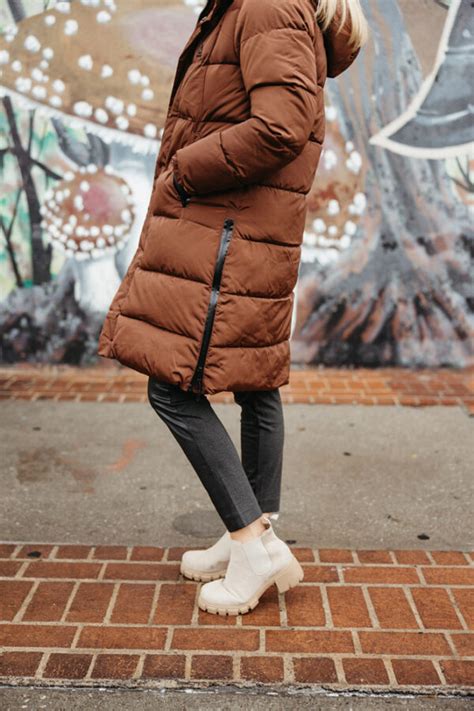 The Brown Puffer Coat My Happy Place