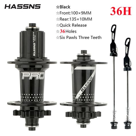 Hassns Pro Mtb Hub Holes Bearing Mountain Bike Freehub Rear Hub H