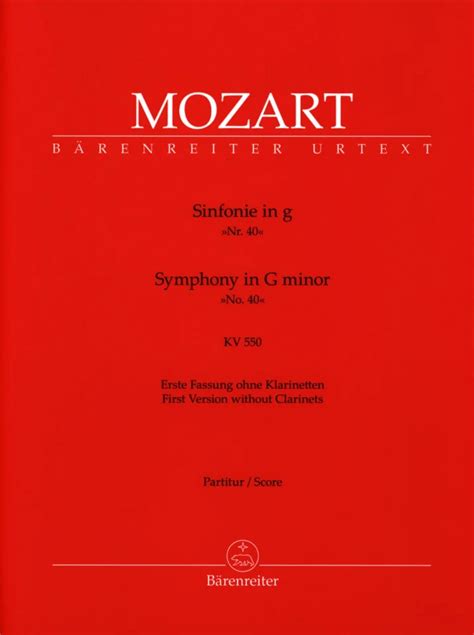 Sinfonie Nr 40 G Moll KV 550 Von Wolfgang Amadeus Mozart Im Stretta