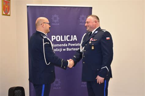 Zmiana Na Stanowisku Komendanta Policji W Bartoszycach Bartoszyce