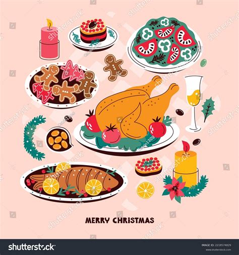 Christmas Turkey Stuffing Sandwich Over 4 Royalty Free Licensable