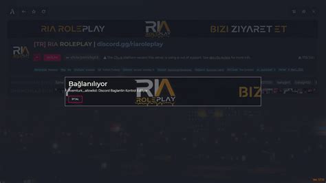 Fivem Ria Rp Discord Bağlantın Kontrol Ediliyorda Kalıyor Technopat