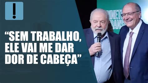 Lula Anuncia Alckmin Como Ministro Da Indústria E Comércio Youtube