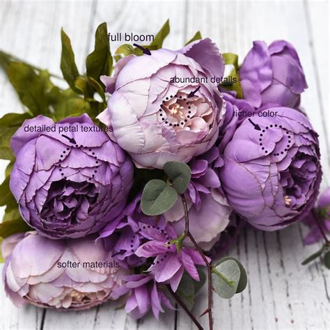Exotic Artificial Peonies Bouquet – Bouquetpedia