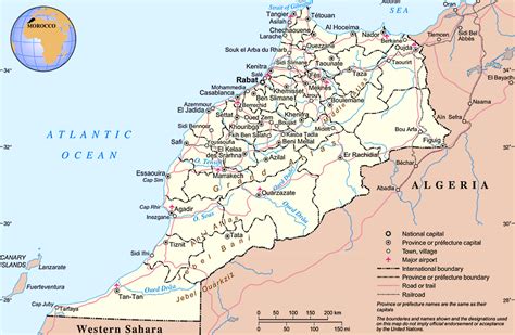 Mapa De Marrocos Marrocos Mapa Online