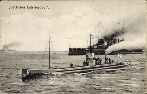 Ansichtskarte Postkarte Deutsches U Boot SM U 6 Akpool De