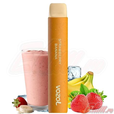 Tigara Strawberry Banana Vozol Star 800 Vape Pen 20mg