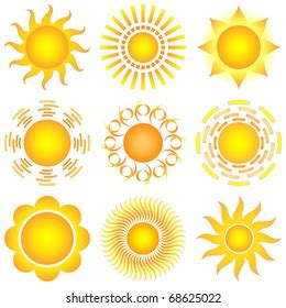 Vector Sun Collection Stock Vector Royalty Free Shutterstock