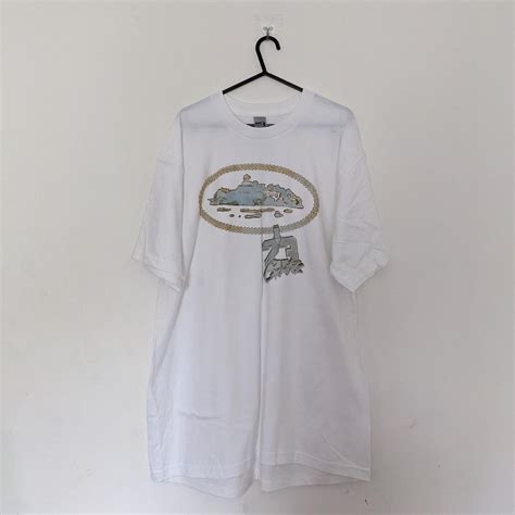 Corteiz X Central Cee Collab Size Large White Brand Depop
