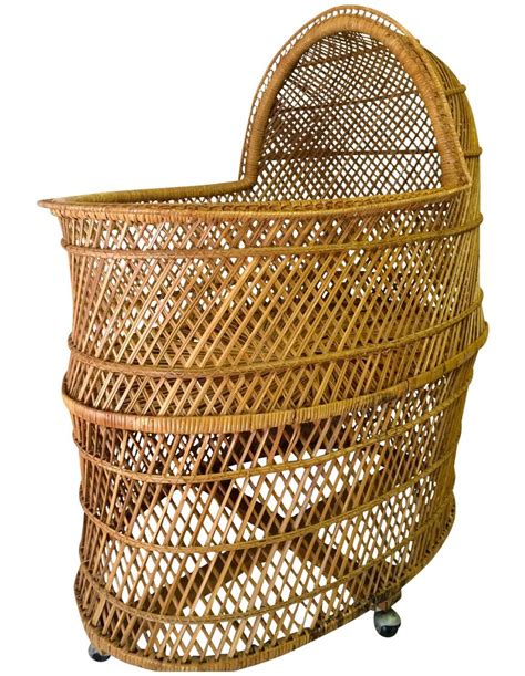 Vintage Wicker Bassinet Wicker Bassinet Vintage Wicker Wicker