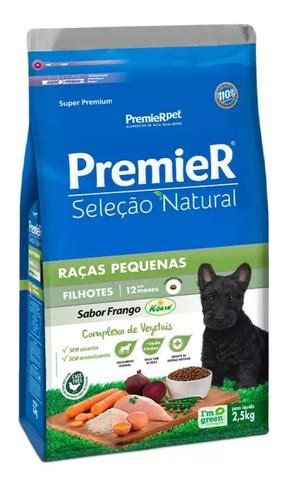 Ração Premier Seleção Natural Para Filhotes Raças Peq 2 5kg MercadoLivre