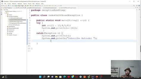 Index Out Of Bound Exception Java Learn Filehandling Explore YouTube