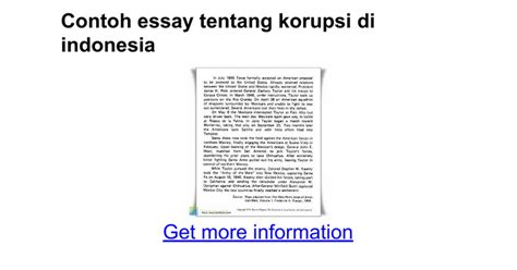 Contoh Essay Bahasa Inggris Singkat