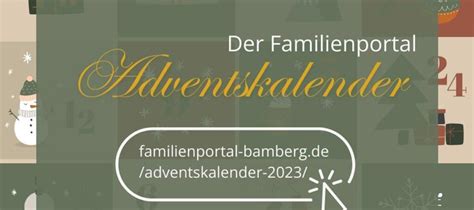 Digitaler Adventskalender Auf Dem Familienportal Nachrichten Am Ort