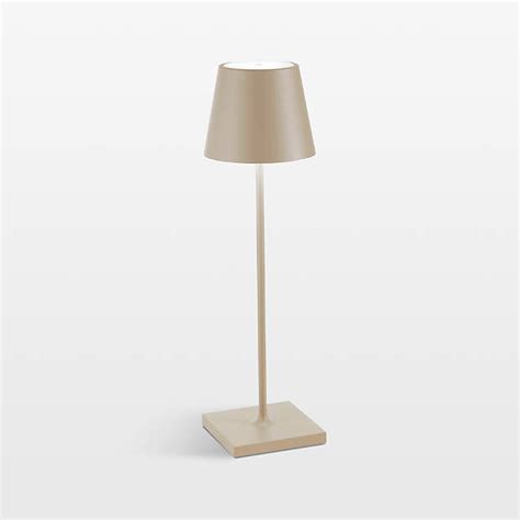 Pina Pro Sand Brown Metal Table Lamp By Zafferano America Reviews