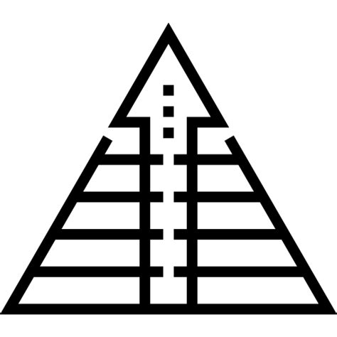 Pyramide Icon Maxim Flat Lineal