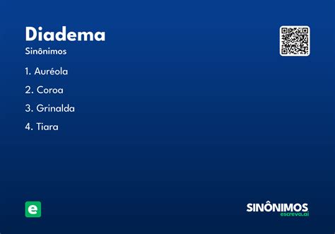 Que Quer Dizer A Palavra Diadema - Diadema - Significado e Sinônimo - escreva.ai