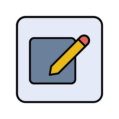 Edit Generic Outline Color Icon