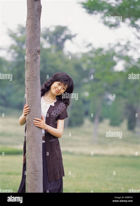 Aisan Young Woman Stock Photo - Alamy