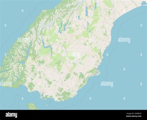 Otago Regional Council Of New Zealand Open Street Map Stock Photo Alamy