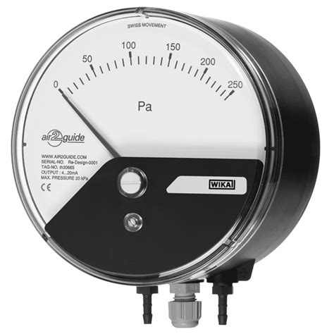 Wika A G Air Guide Low Pressure Differential Pressure Gauge