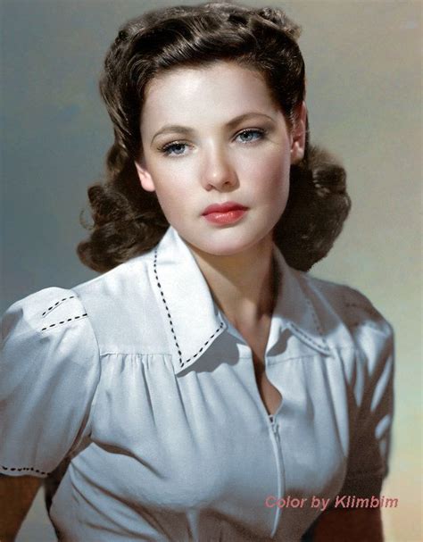 Flic Kr P Tiilno Gene Tierney Hollywood Stars Old Hollywood Golden Age Of Hollywood