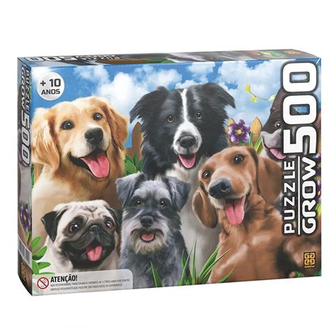 Puzzle 500 peças Selfie Pets Grow Quebra Cabeça Magazine Luiza