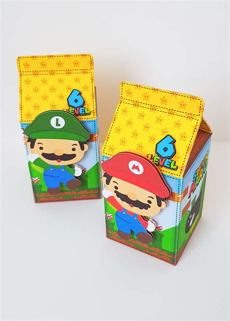 Caixa Milk Super Mario Bross Elo Produtos Especiais