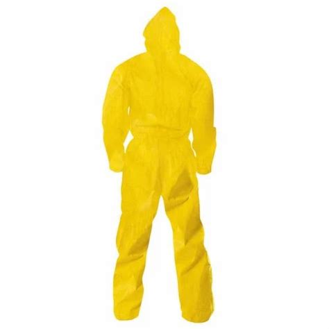 Kleenguard A70 Chemical Spray Protection Coveralls Hooded Yellow At Rs