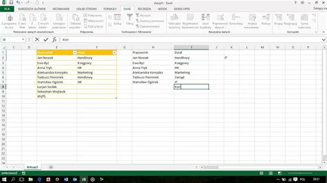 Lista Rozwijana Excel Dynamiczna Lista Rozwijana W Excelu Youtube