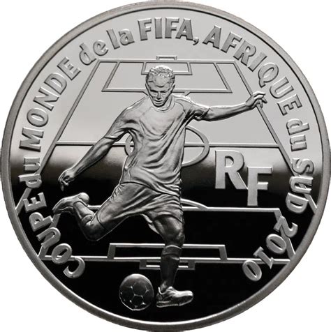 Frankreich 50 Euro 2009 FIFA Fußball WM 2010 Südafrika in PP LU G 369