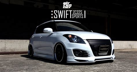 Suzuki Swift Sport Looks Cool With Beli Kit And Air Ride Suspension