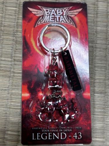 Babymetal Keychain Kitsune 43 Legend 43 Okinawa March 2024 Tour Final