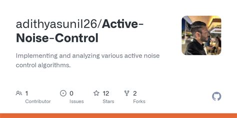 GitHub - adithyasunil26/Active-Noise-Control: Implementing and ...