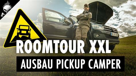 Ausbau VW AMAROK ROOMTOUR XXL in voller Länge Pickup zum Offroad