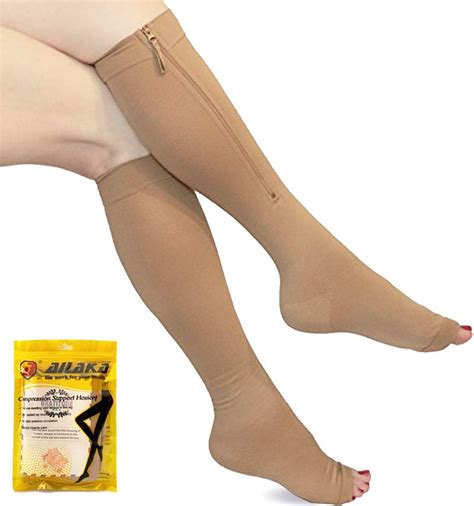 Ailaka Chaussettes De Compression M Dicales Avec Fermeture Clair