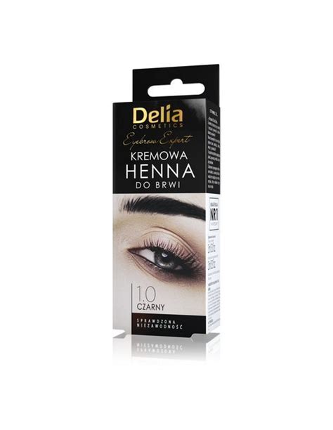 DELIA Henna W Kremie Do Brwi CZARNA Drogeria EKobieca Pl