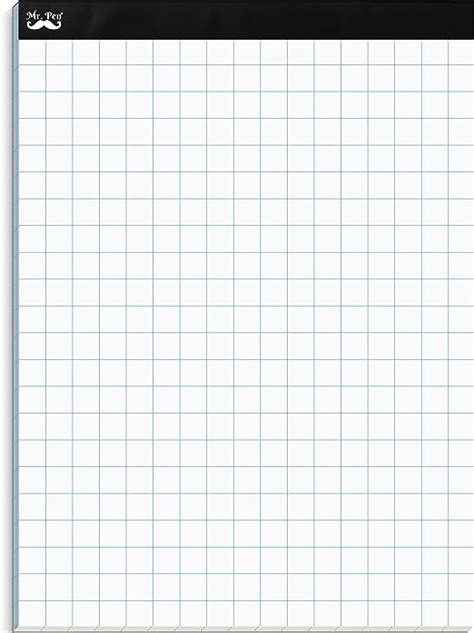 Mr Pen Graph Paper 2x2 2 Squares Per Inch 85x11 55 Sheets