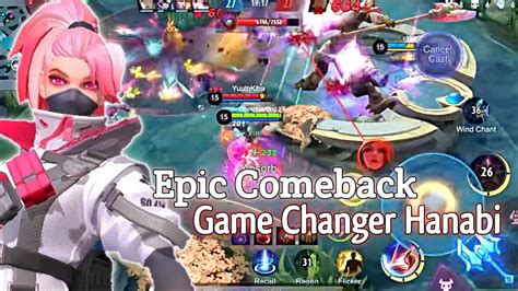 Perfect Epic Comeback Hanabi Solo Rank Mythic Glory Top Global Hanabi