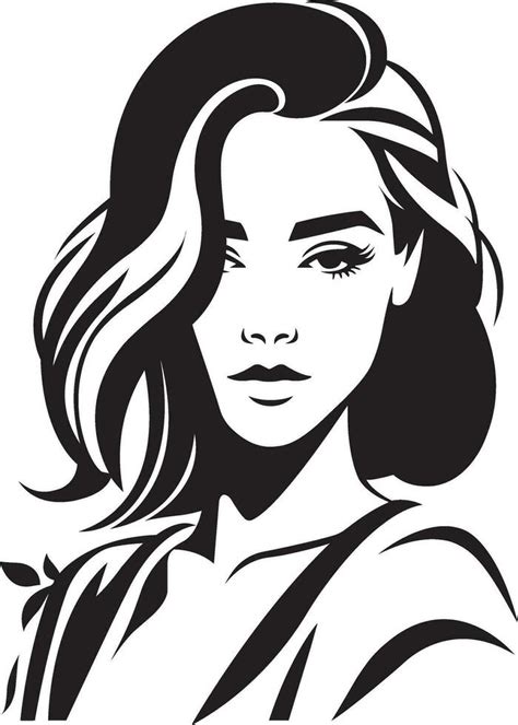 Girl Silhouette Vector 35954208 Vector Art at Vecteezy