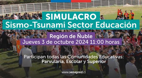 Ñuble se prepara simulacro regional de sismo y tsunami movilizará a