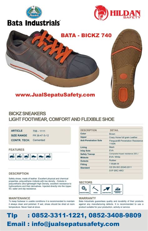 BATA BICKZ 740 Jual Sepatu Safety BATA Paling MURAH Di Depok