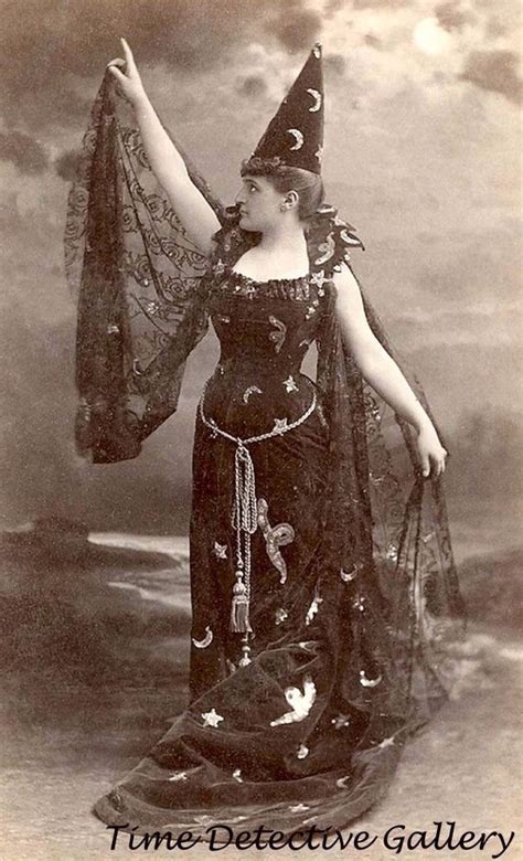 Details About An Elegant Victorian Witch Historic Photo Print