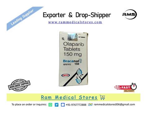Olaparib 150mg Tablet at Rs 75000/box | Anti Cancer Medicines in Nagpur ...