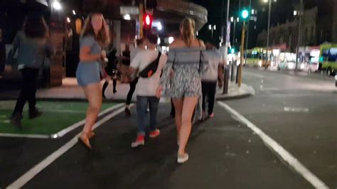 Courtenay Place Nightlife Scenes Wellington New Zealand Youtube